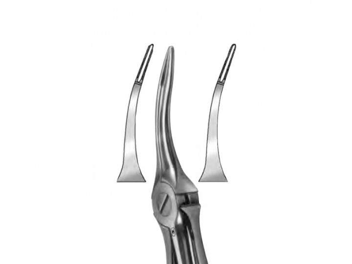 HSA 014-49 - щипцы для удаления корней верхних резцов, форма 49