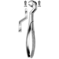HSA 080-22 - щипцы Routurier для удаления левых нижних моляров, форма 22 1/2 L