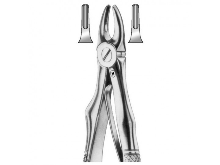 HSA 340-01 - щипцы детские Klein для удаления верхних резцов и клыков, форма 1