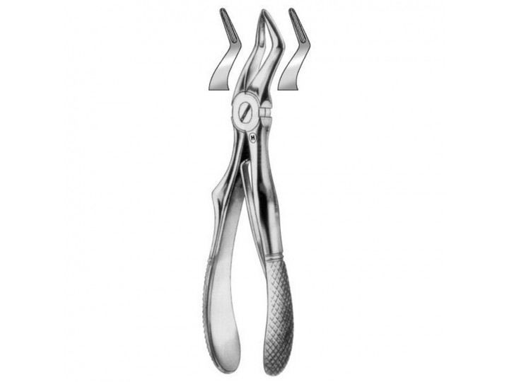 HSA 343-04 - щипцы детские Klein для удаления корней верхних зубов, форма 4