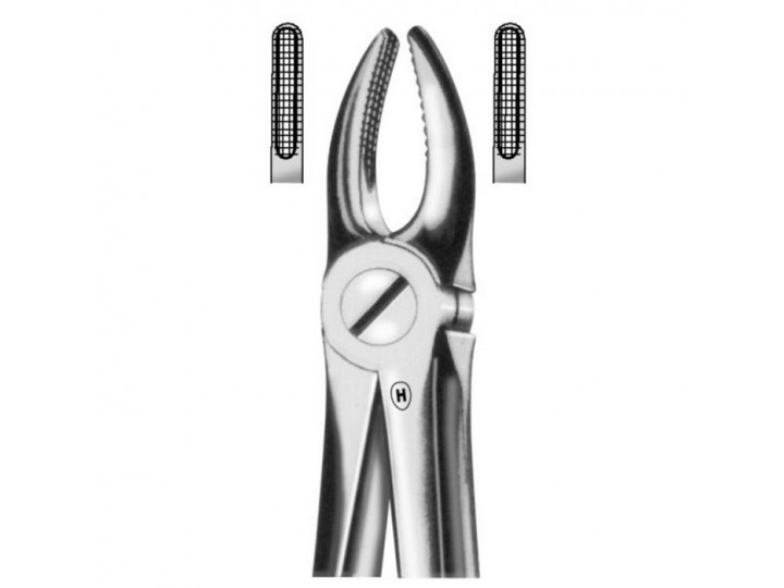 HSA 101-02 - щипцы для удаления верхних резцов и клыков, форма 2