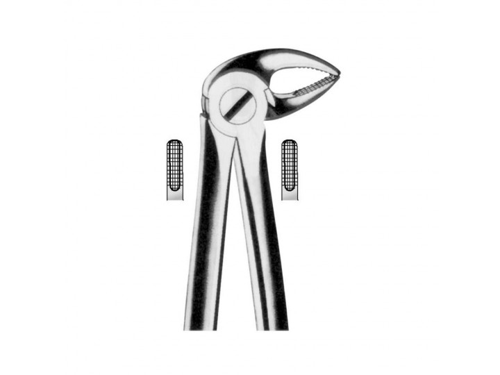 HSA 114-33 - щипцы для удаления корней нижних зубов, форма 33