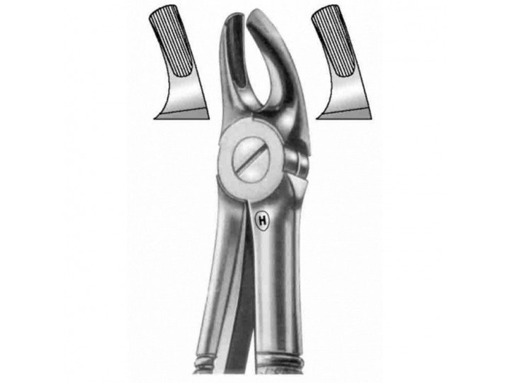 HSA 323-39 - щипцы детские для удаления верхних моляров, форма 39