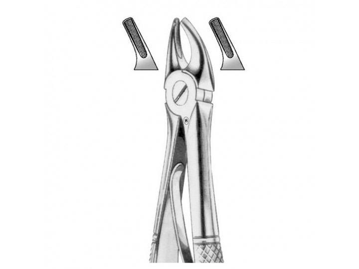 HSA 341-02 - щипцы детские Klein для удаления верхних моляров, форма 2