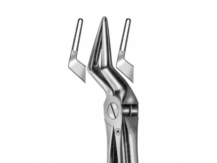 HSA 138-51 - щипцы для удаления корней верхних зубов, форма 51A