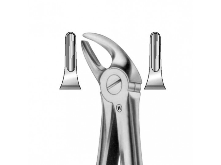 HSA 050-04 - щипцы для удаления нижних резцов и клыков, форма 4