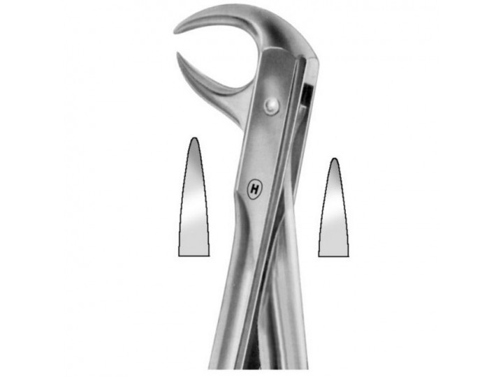 HSA 161-86 - щипцы для удаления нижних моляров, форма 86А