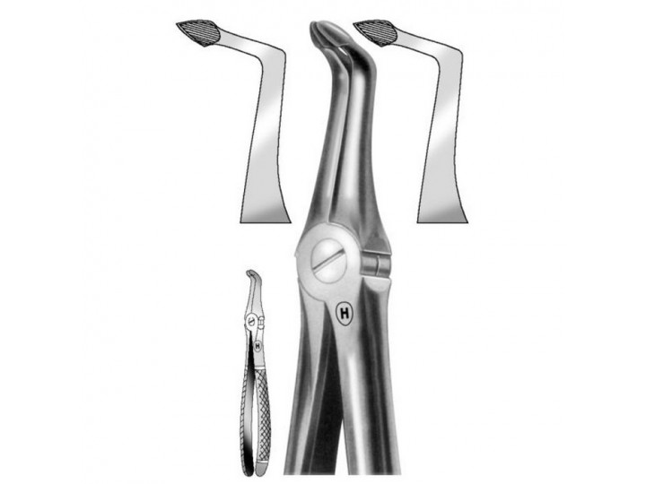 HSA 121-49 - щипцы для удаления корней верхних зубов, форма 49