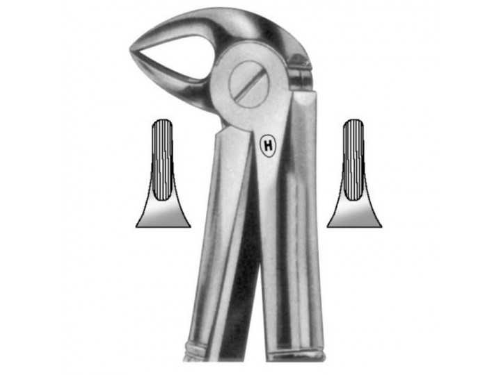 HSA 332-33 - щипцы детские для удаления корней нижних зубов, форма 33S