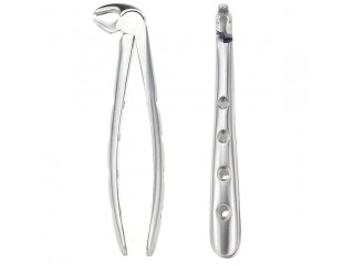 Щипцы для экстракции нижних моляров с перфорированными ручками 110-130-22-HL