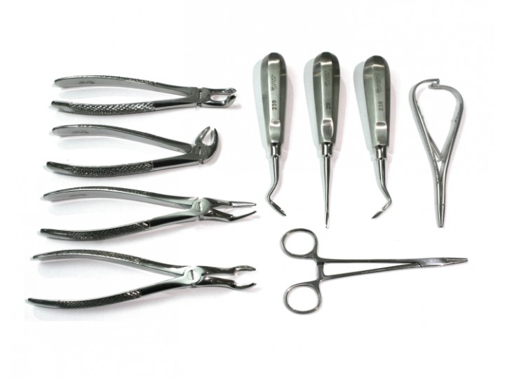 Набор из 9 хирургических инструментов