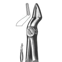 Щипцы №51 для удаления верхних корневых зубов П-500-51