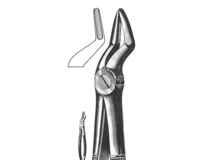 Щипцы №51 для удаления верхних корневых зубов П-500-51