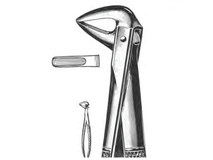 Щипцы №74 для удаления нижних корневых зубов П-500-74