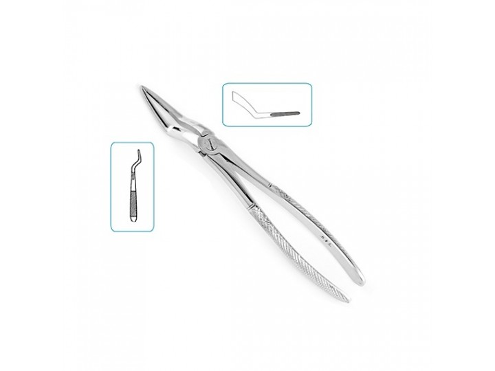 Щипцы №51L для удаления верхних корневых зубов с длинными узкими губками П-500-51L