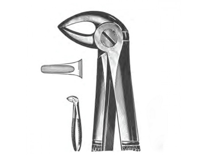 Щипцы №33 для удаления нижних корневых зубов П-500-33