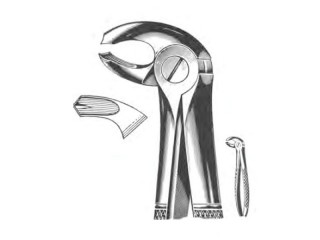 Щипцы №24 для удаления моляров нижней челюсти левой стороны П-500-24