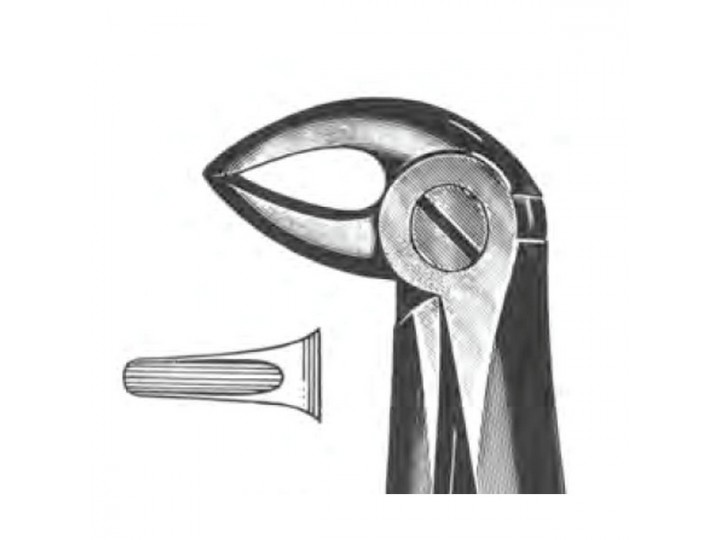 Щипцы №567 для удаления зубов детские П-500-567