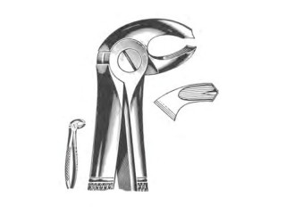 Щипцы №23 для удаления правых моляров нижней челюсти П-500-23