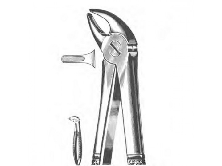 Щипцы №38 для удаления нижних молочных резцов П-500-38