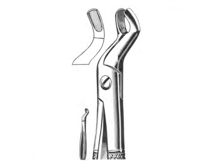 Щипцы №67 для удаления третьих моляров верхней челюсти П-500-67
