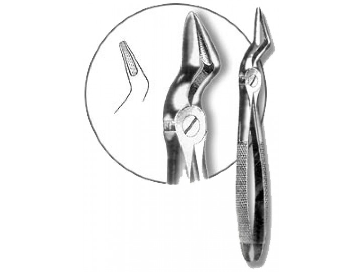 Щипцы №52 для удаления корней верхних зубов с широкими губками
