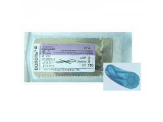 Плетёная нить ПГА с покрытием, Волоть