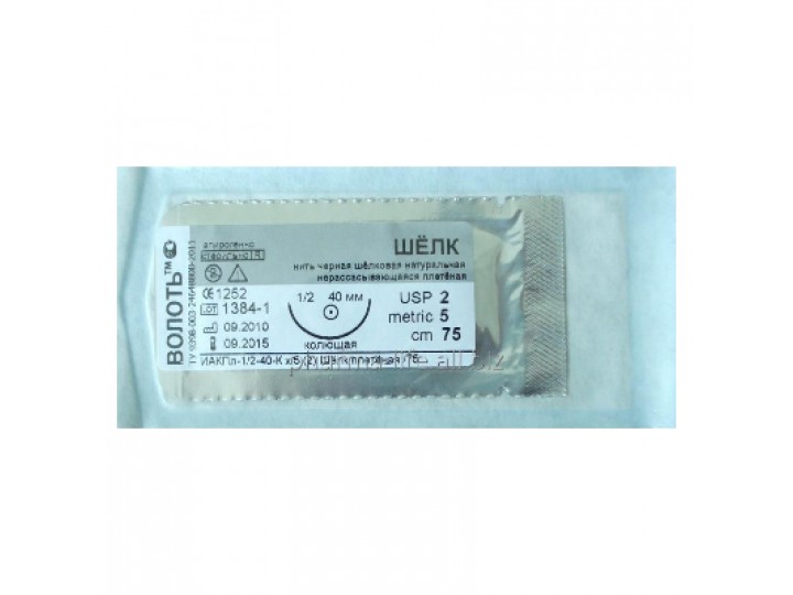 Шёлк - шовный материал, Волоть