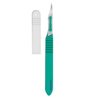 Скальпель с лезвием из нержавеющей стали №11 (10 шт) Apexmed