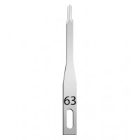 Лезвия микрохирургические из нержавеющей стали №63 (25 шт) Apexmed