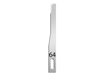 Лезвия микрохирургические из нержавеющей стали №64 (25 шт) Apexmed