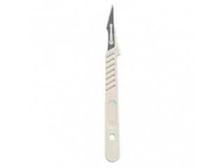 Скальпель с лезвием из углеродистой стали №11 (10 шт) CERTUS