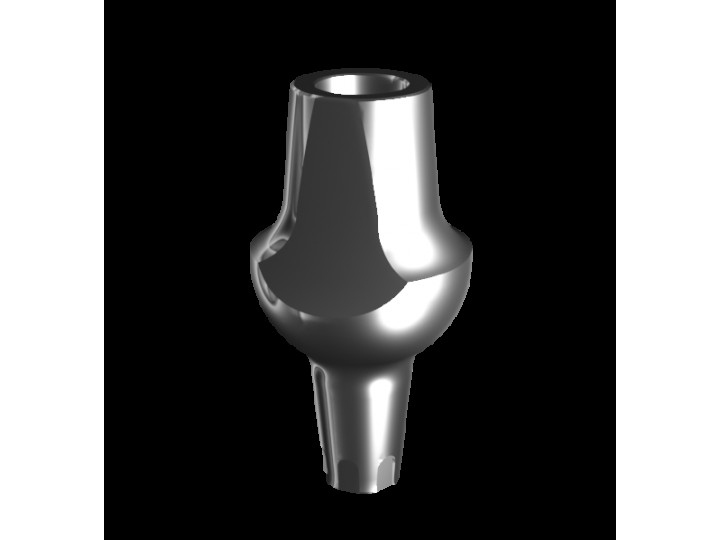 Абатмент титановый прямой, малый (4.0 мм) С, с винтом 00233