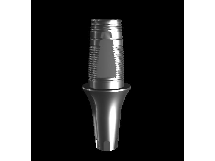 Абатмент-основание (одиночный) VER.2, аналог GEO (1.3 мм), с 2 винтами + экстрактор 02081