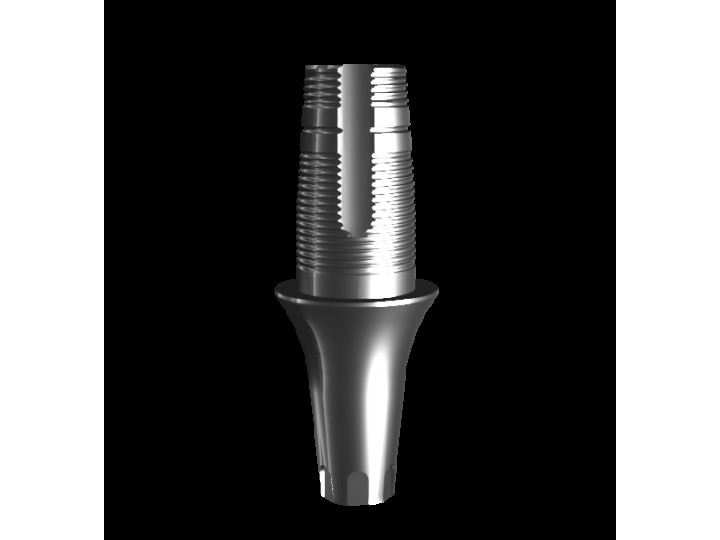Абатмент-основание (одиночный) VER.2, аналог GEO (1.3 мм), с 2 винтами + экстрактор 02081