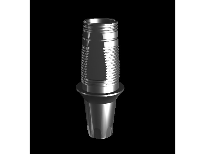 Абатмент-основание (одиночный) VER.2, аналог GEO (1.3 мм), с 2 винтами + экстрактор 02081