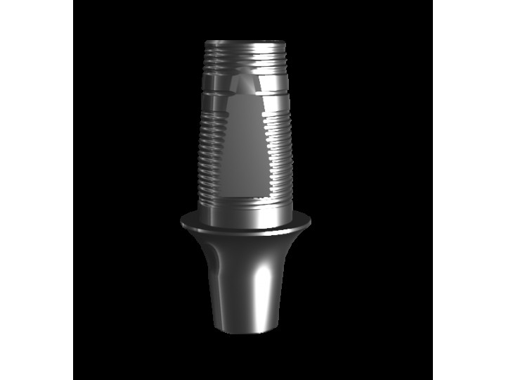 Абатмент-основание (мостовидный) VER.2, аналог GEO, (1.3 мм), с 2 винтами + экстрактор 02084