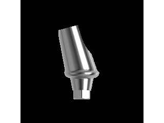 Абатмент титановый угловой 15°, совместим с Astra Tech ⌀ 3.5/4.0 (1.0 мм), с винтом 00093