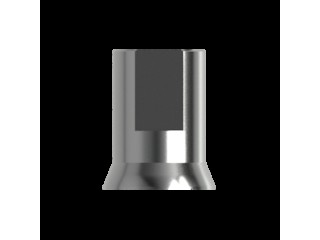 Абатмент титановый для абатмент-мультиюнита конус 43°, с винтом 00484