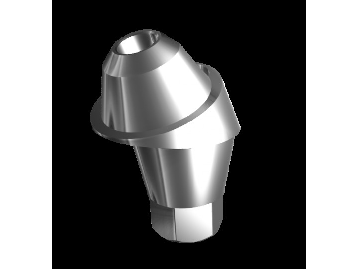 Абатмент-мультиюнит угловой 17° с внутренней резьбой, совместим с Astra Tech ⌀ 4.5/5.0 (2.5 мм), с винтом 01287