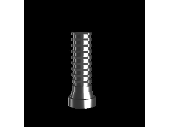 Абатмент временный с уступом, конус 43°, для MUA с винтом 00373