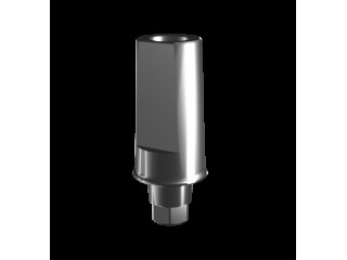 Абатмент титановый прямой, совместим с B&B Dental (1.0 мм), с винтом 01939