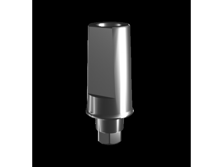 Абатмент титановый прямой, совместим с B&B Dental (1.0 мм), с винтом 01939