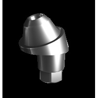 Абатмент-мультиюнит угловой 17°, совместим с B&B Dental (2.5 мм), с винтом 01912