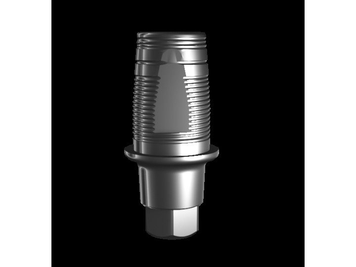 Абатмент-основание (одиночный), аналог GEO, совместим с B&B Dental (1.3 мм), с винтом 01891