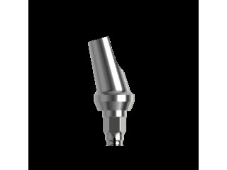 Абатмент титановый угловой 15°, совместим с Biomet 3i ⌀ 3.4 (2.0 мм), с винтом 00049