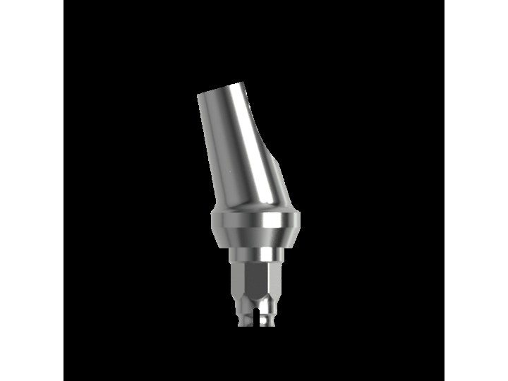 Абатмент титановый угловой 15°, совместим с Biomet 3i ⌀ 3.4 (2.0 мм), с винтом 00049