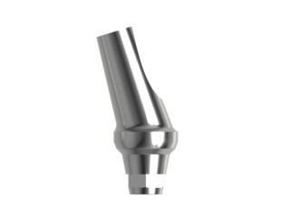 Абатмент титановый угловой 15°, совместим с Dentium / Impro (1.0 мм), с винтом 00221