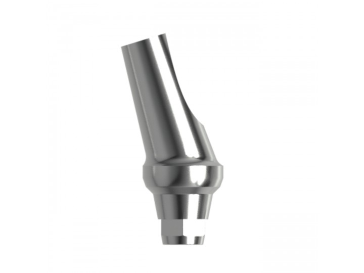 Абатмент титановый угловой 15°, совместим с Dentium / Impro (1.0 мм), с винтом 00221