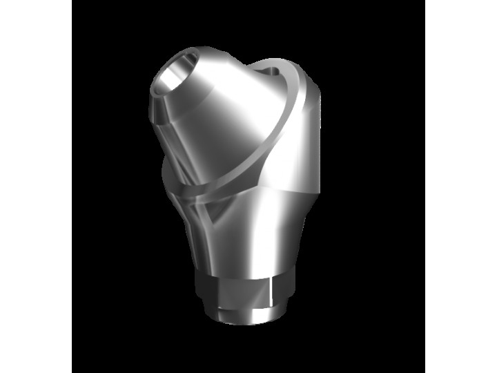 Абатмент-мультиюнит угловой 45° с внутренней резьбой, совместим с Dentium / Impro (4.5 мм), с винтом 01512